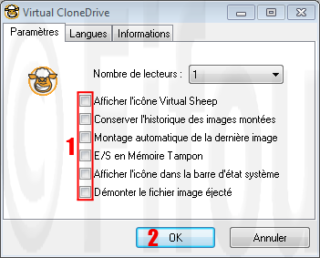 Virtual CloneDrive Rglages